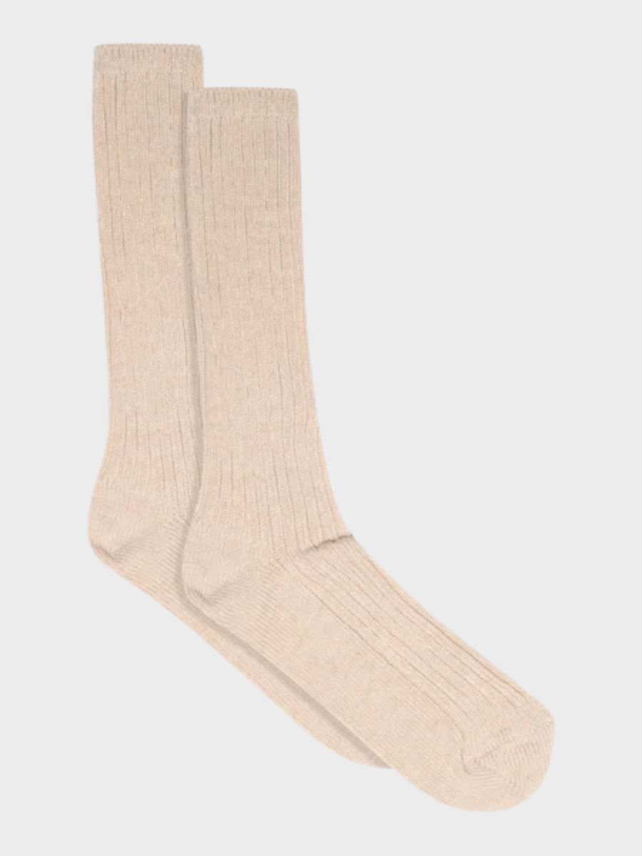 MP Denmark - Bess Long Socks - Beige Melange