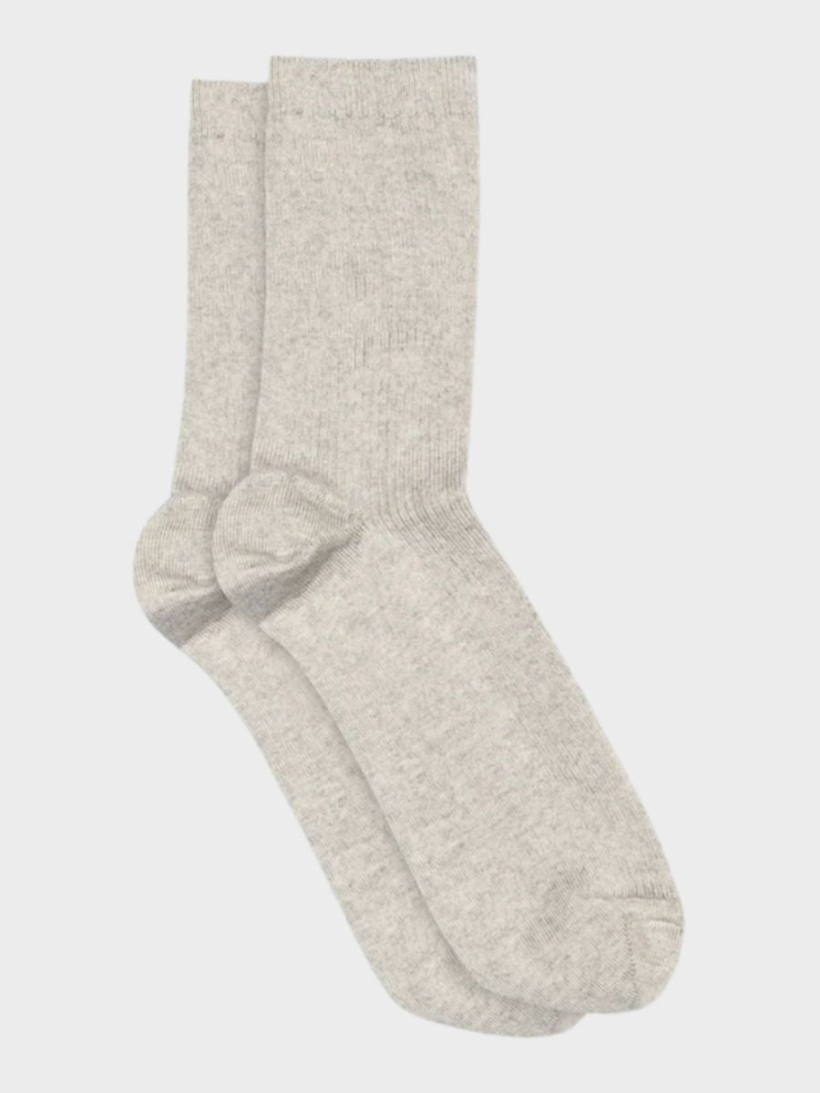MP Denmark - Irene Glitter Socks - Stone Grey Melange