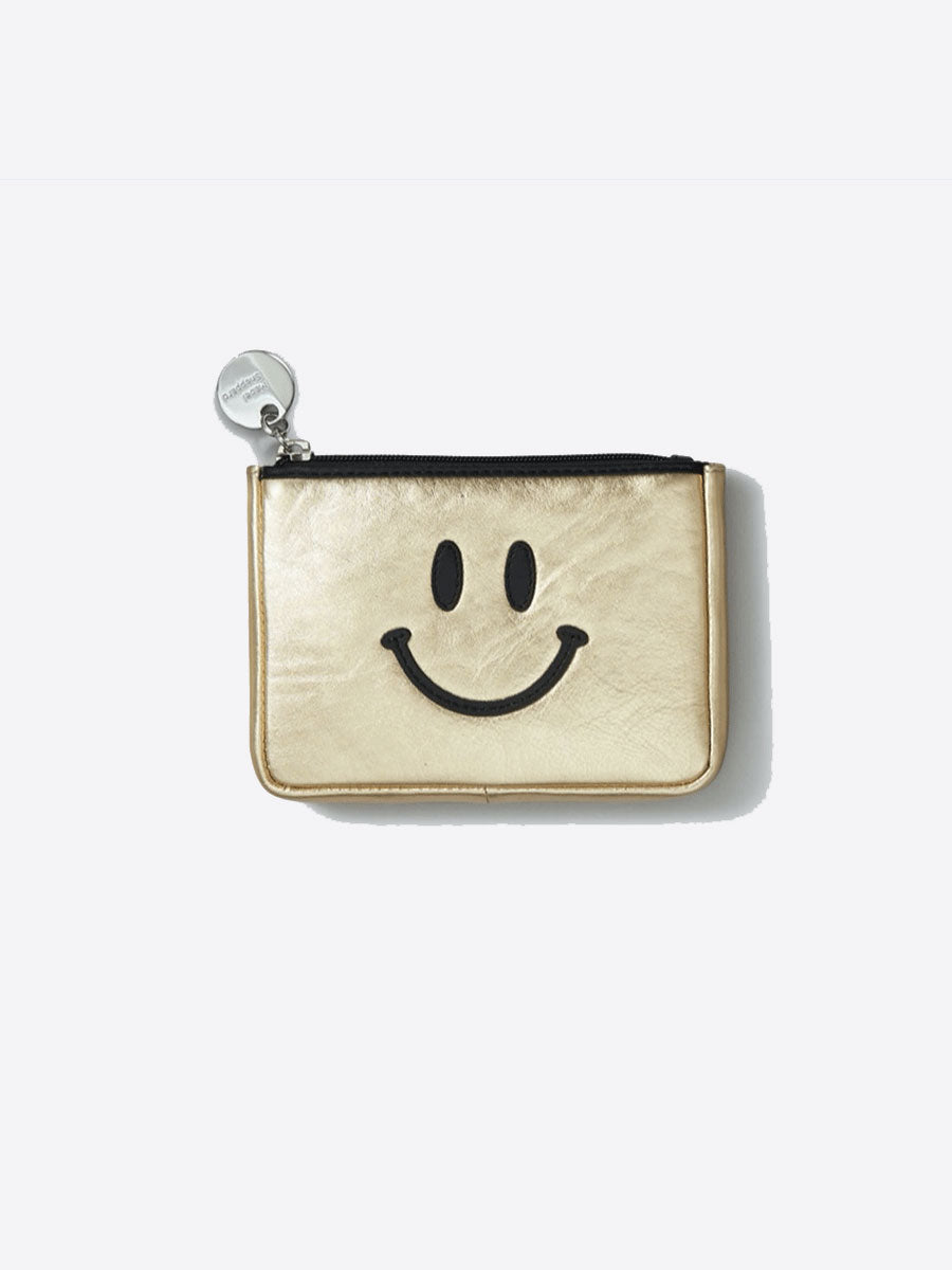 Mabel Sheppard Happy Leather Purse - Gold