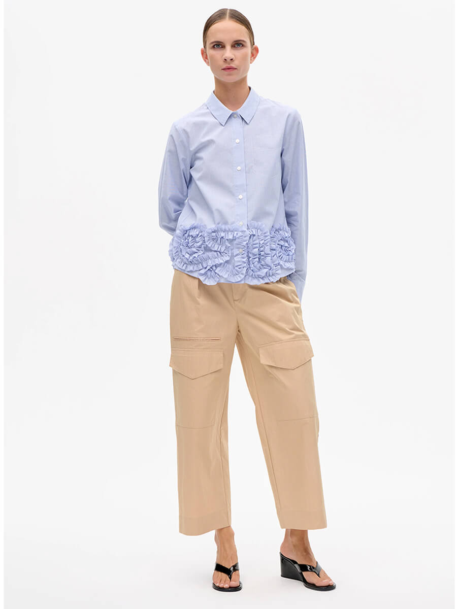 BAUM UND PFERDGARTEN Mariel Shirt - Blue Heron Stripe