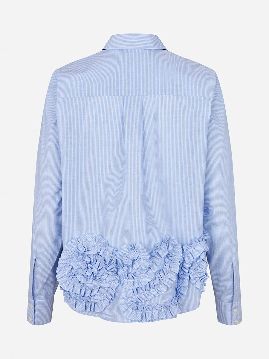 BAUM UND PFERDGARTEN Mariel Shirt - Blue Heron Stripe