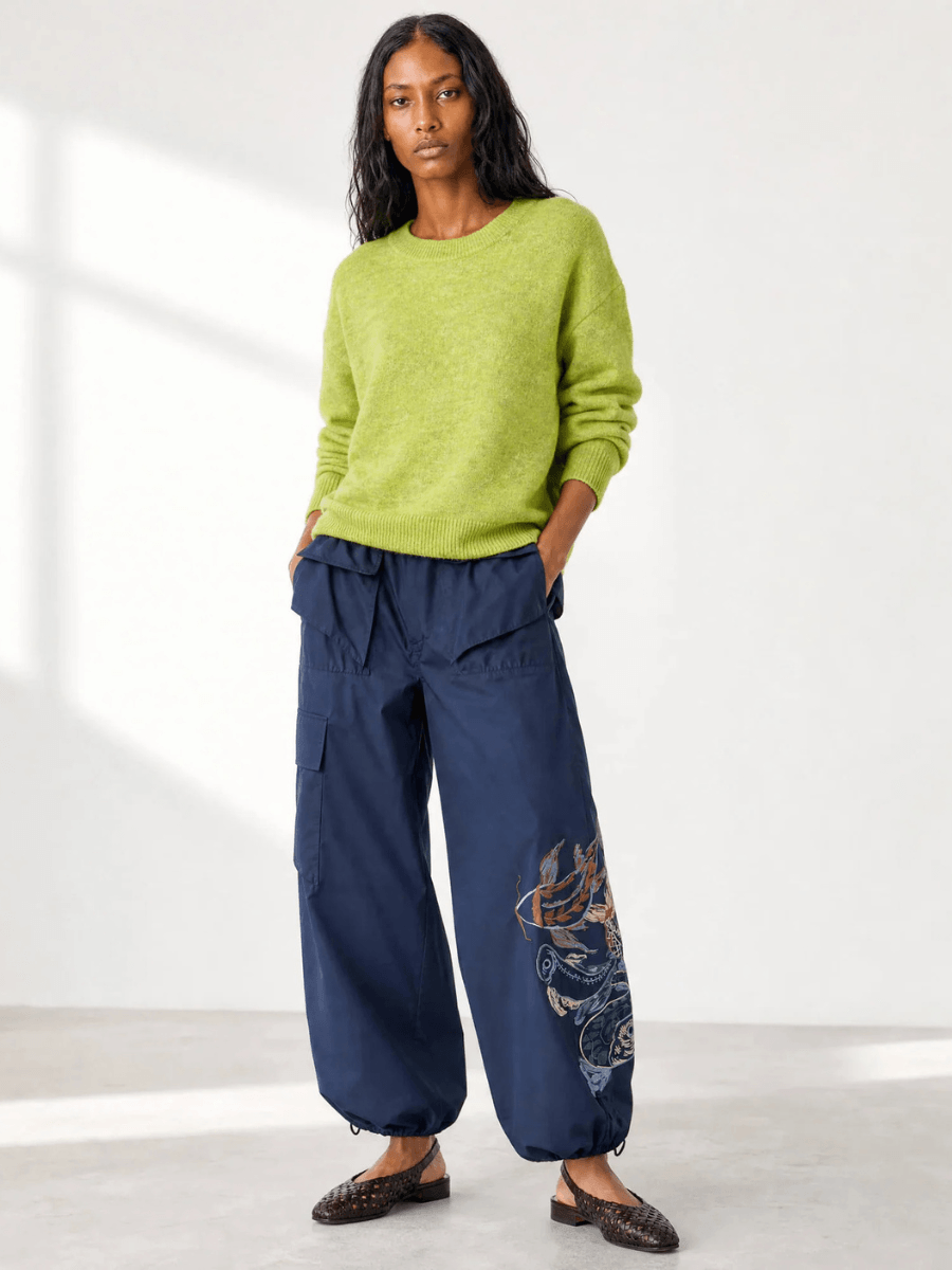 Minus - Marina Knit Pullover - Dark Citrus Melange