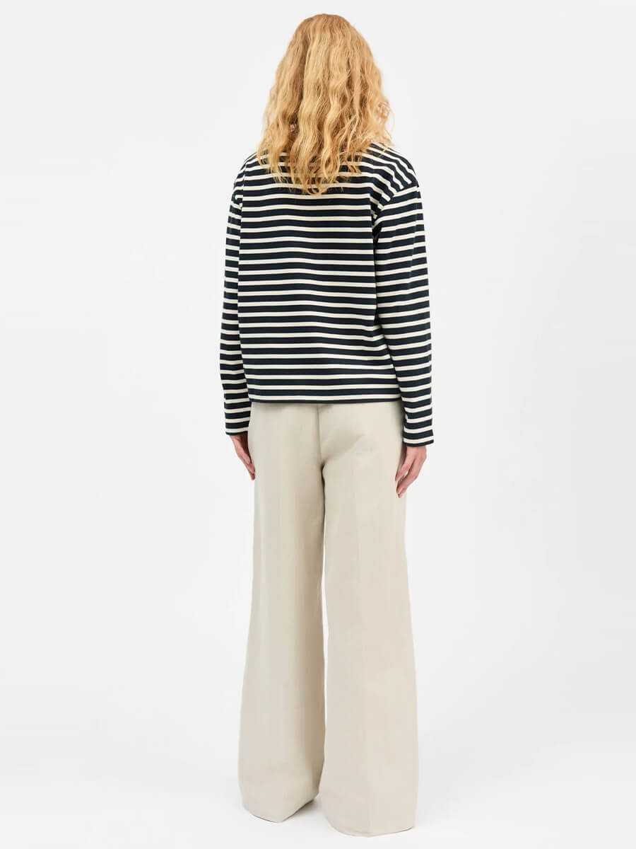 Skall Marron Oversized Long Sleeved T-Shirt