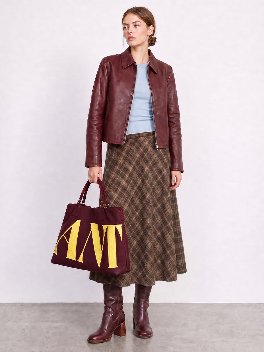 Project AJ117 - Mary Skirt - Army Brown
