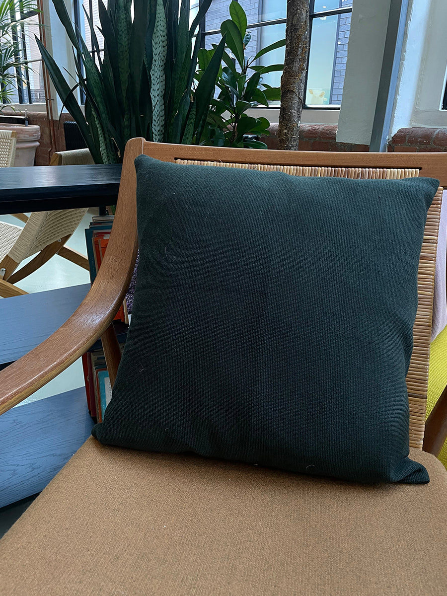 Sibin Merino Pillowcase 50x50 - Dark Melange Green