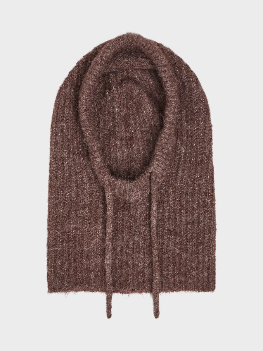 Milu Knitted Balaclava - Chicory Coffee Melange