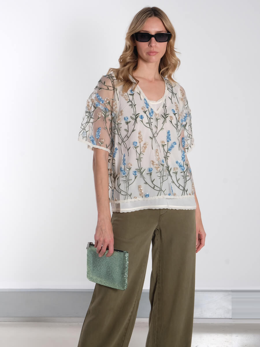 Munthe Phor Top - Blue