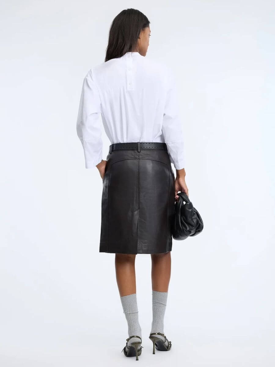 Munthe - Nayel Shirt - White Mix back view