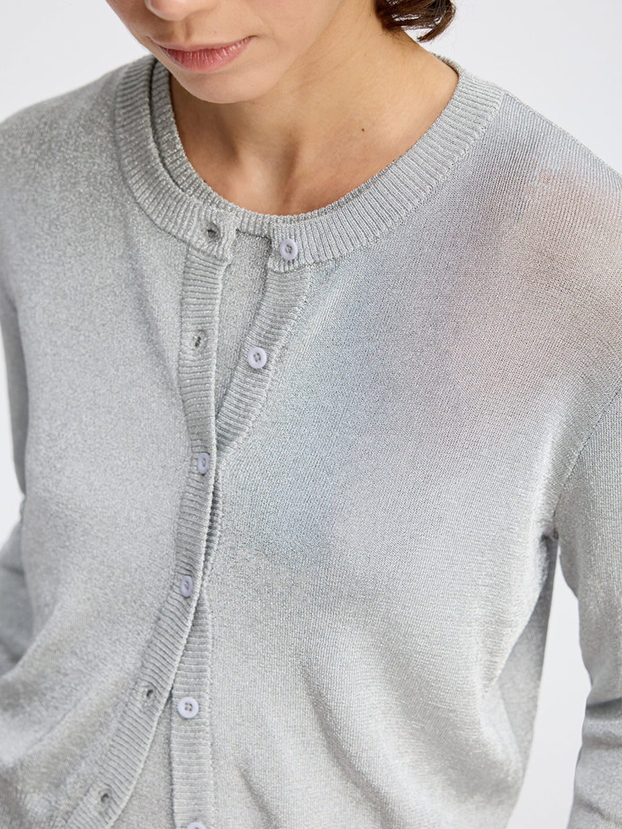 Munthe - Parli Cardigan - Silver 4