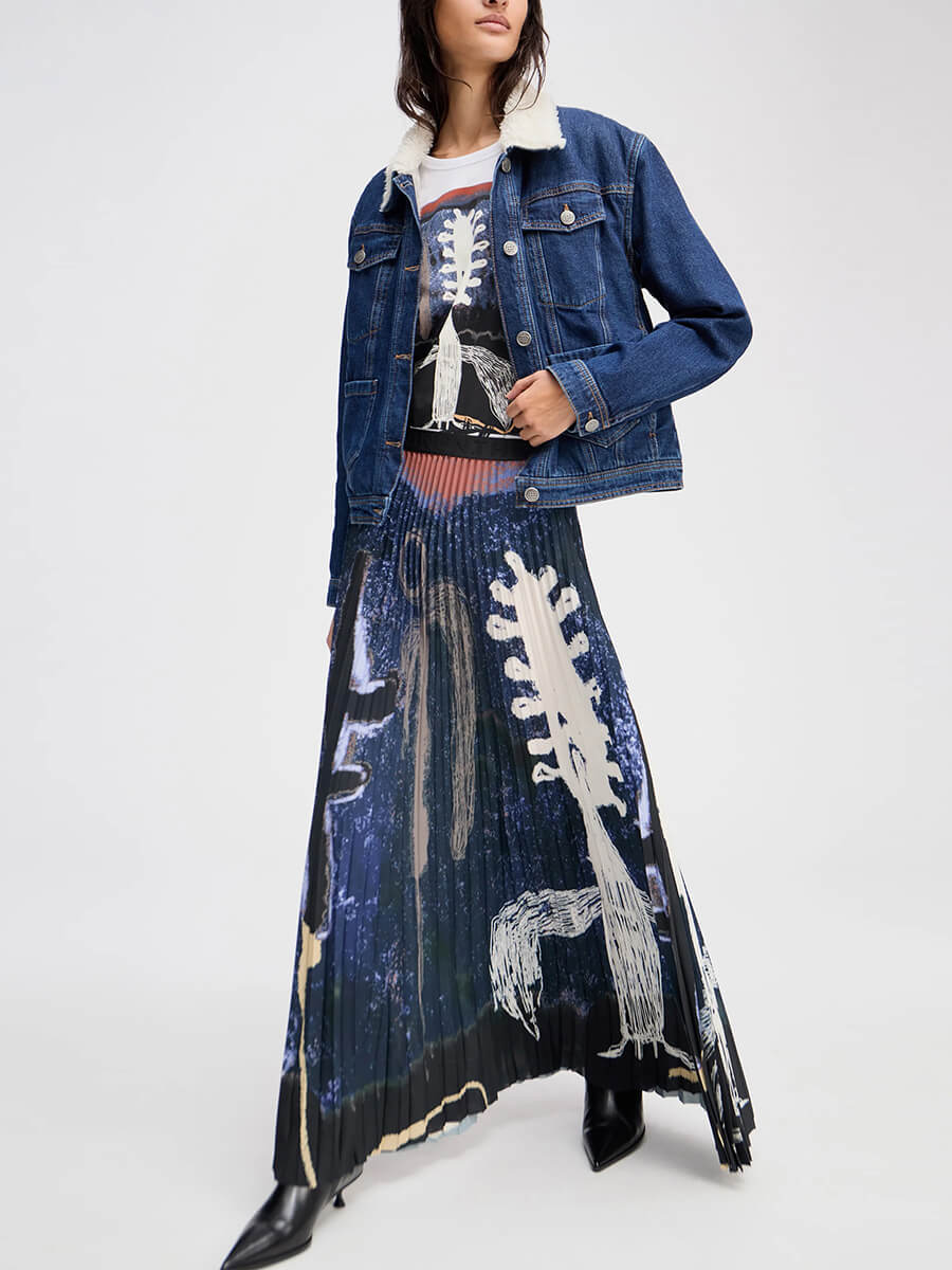 Munthe - Taulla Skirt - Navy