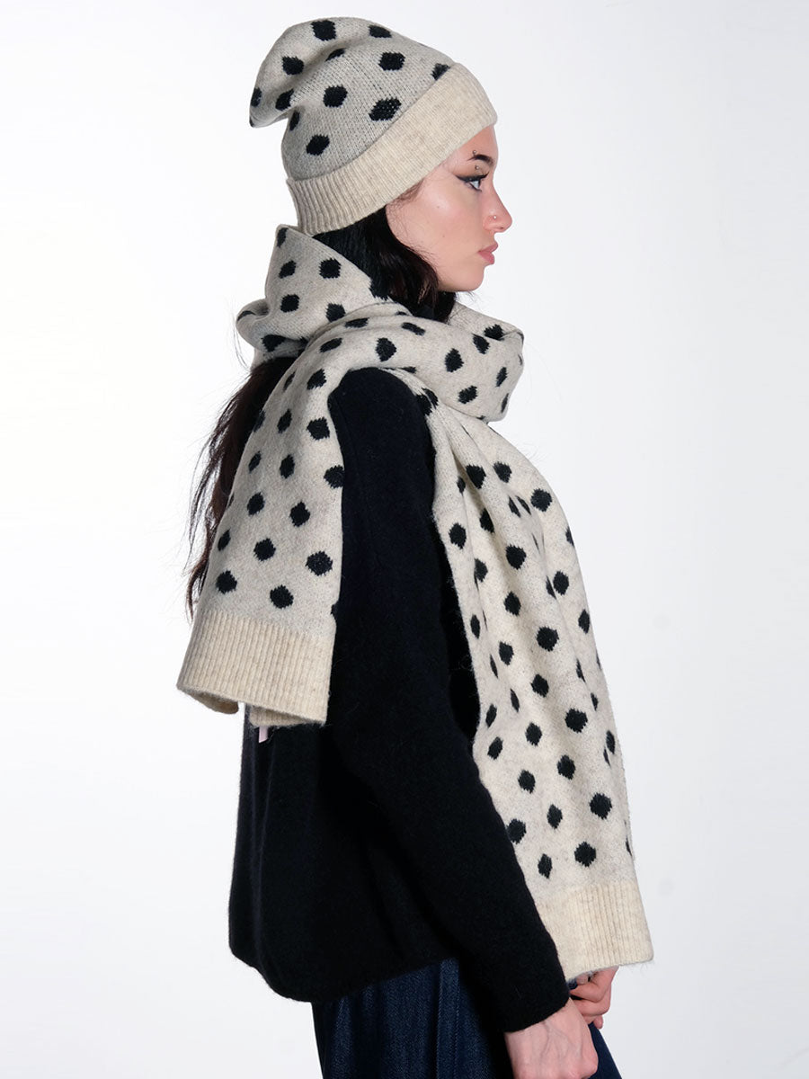 NUMPH - Nuollie-Knitted-Hat-Scarf-mittens-Spots