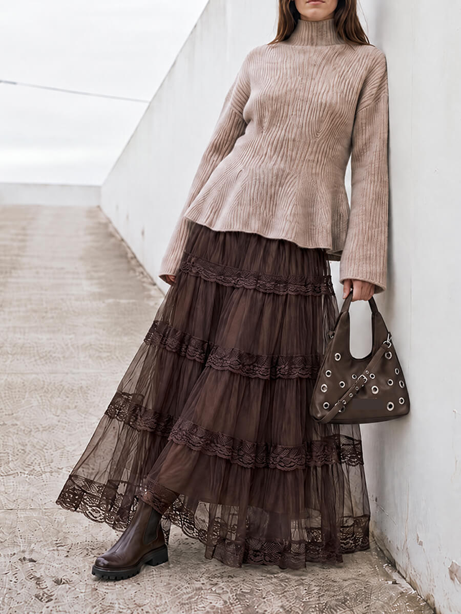NUMPH
Nuacey Long Skirt - Chocolate Plum