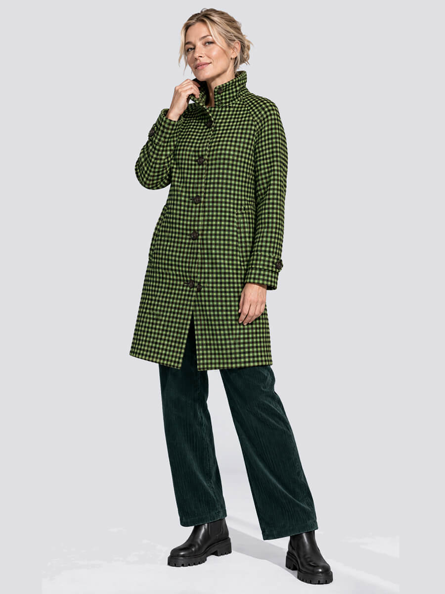 NUMPH
Nuliba Check Coat - Jasmine Green