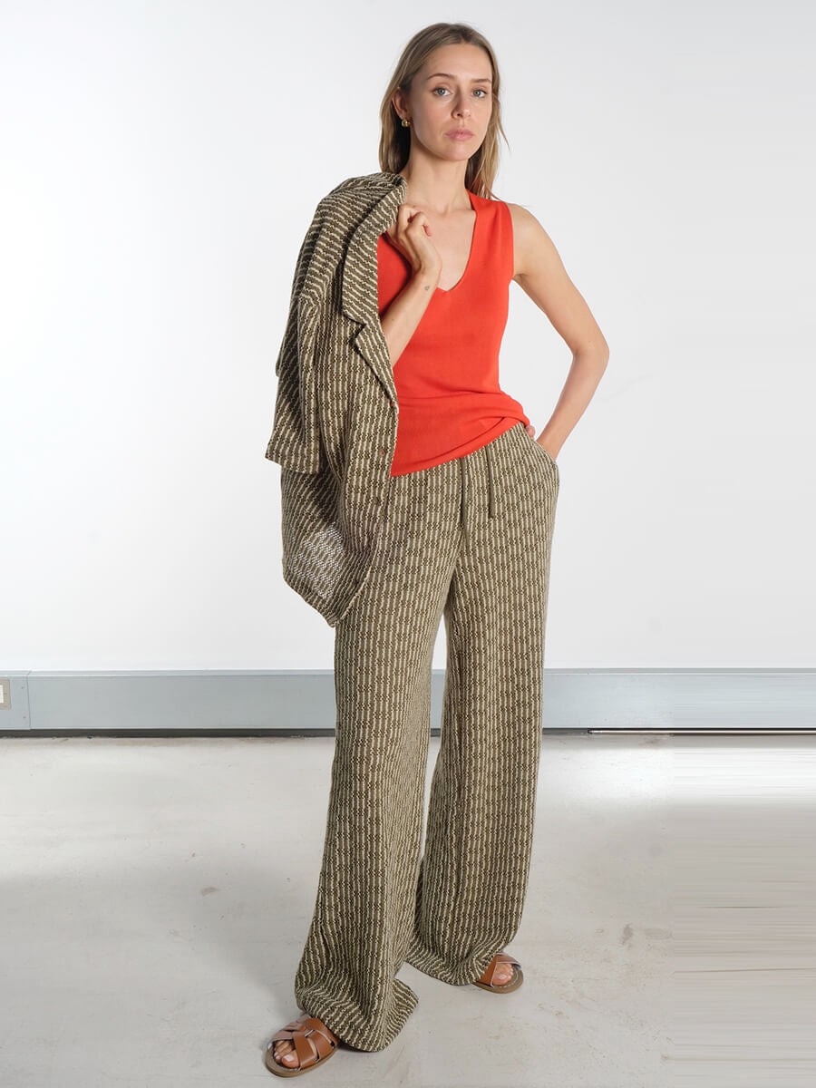 OBJECT Isja Knitted Shirt and Trousers