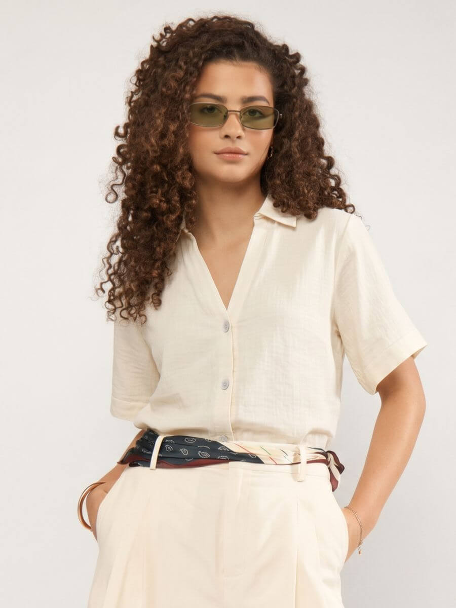 NUMPH
Nathalia SS Shirt - Whitecap Grey