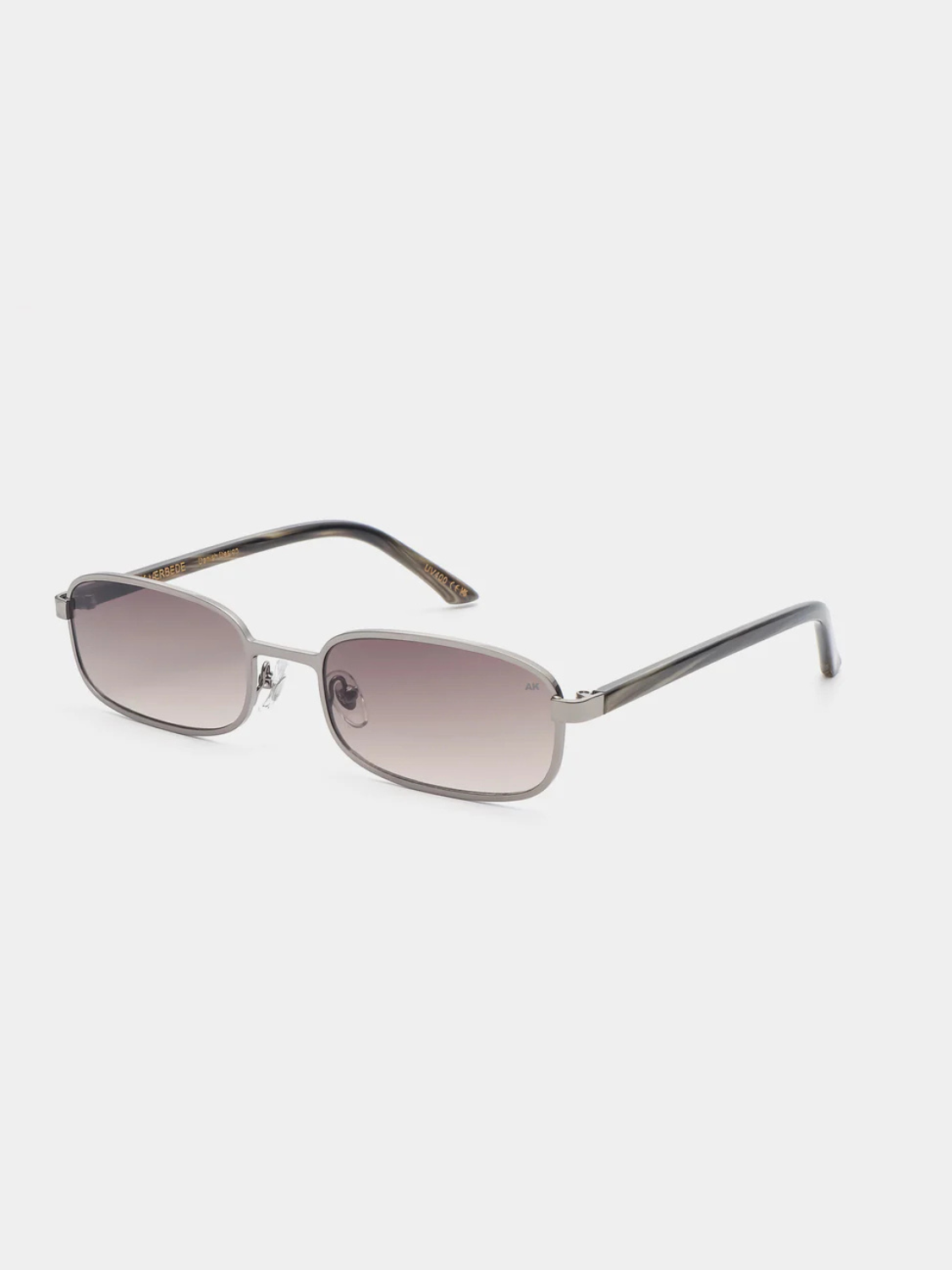 A.KJÆRBEDE Noah Sunglasses - Silver Striped Horn
