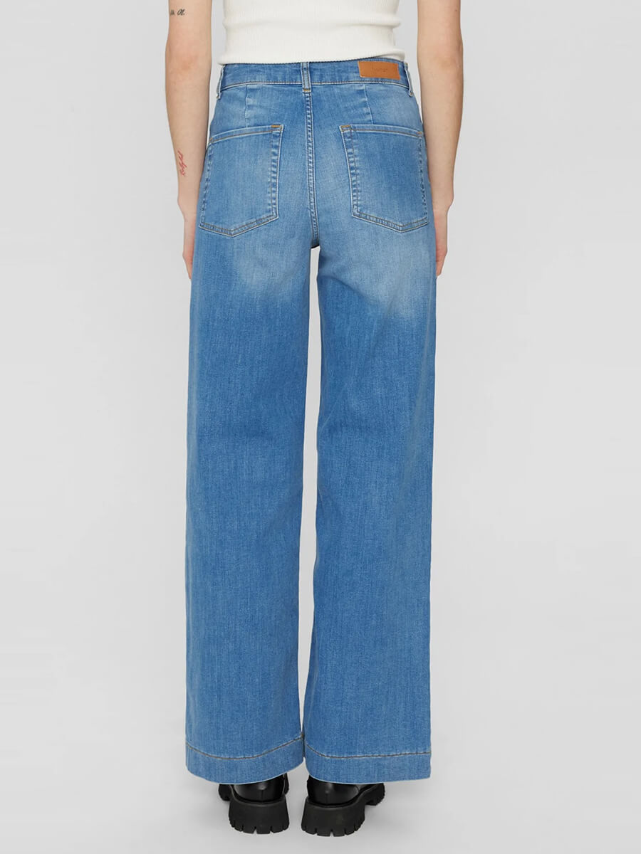 Numph Nuparis Long Jeans - Light Blue