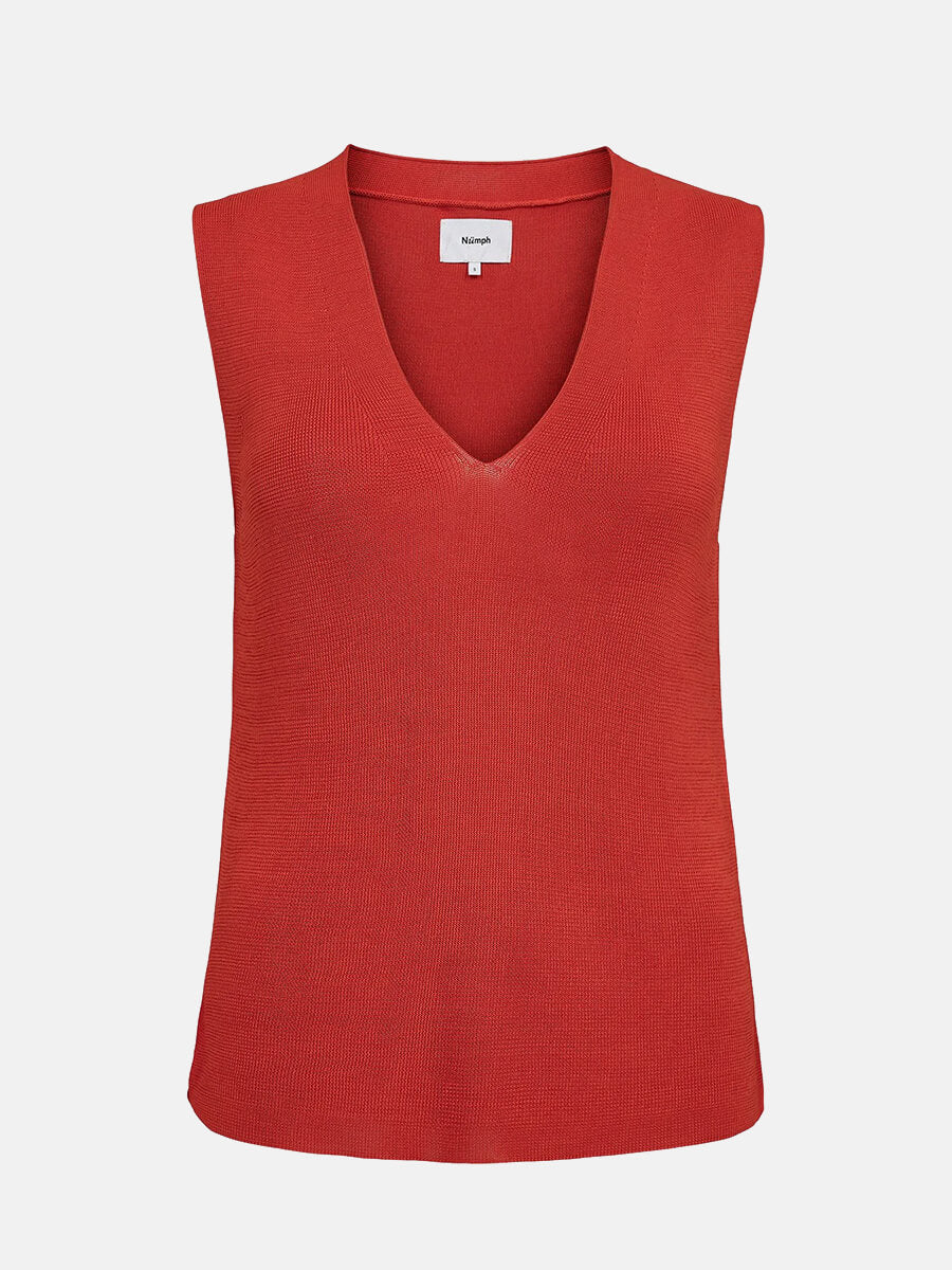 Numph Nutampa Vest - Cherry Tomato