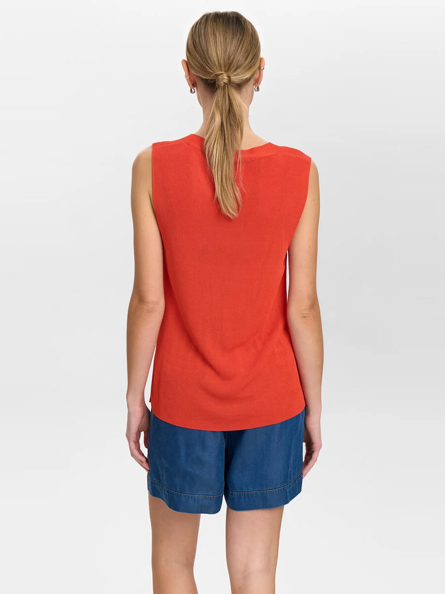 Numph Nutampa Vest - Cherry Tomato
