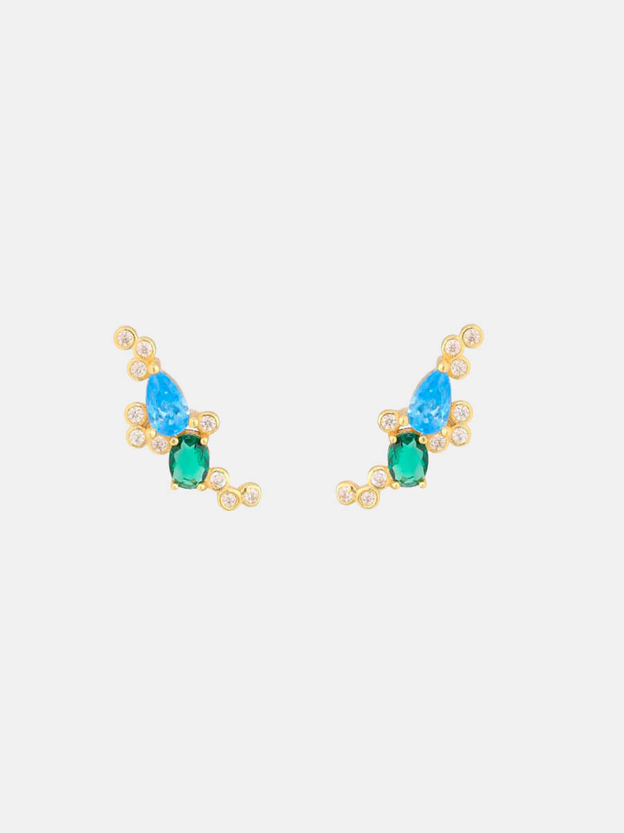 Nuni- Penny Earrings - Ocean