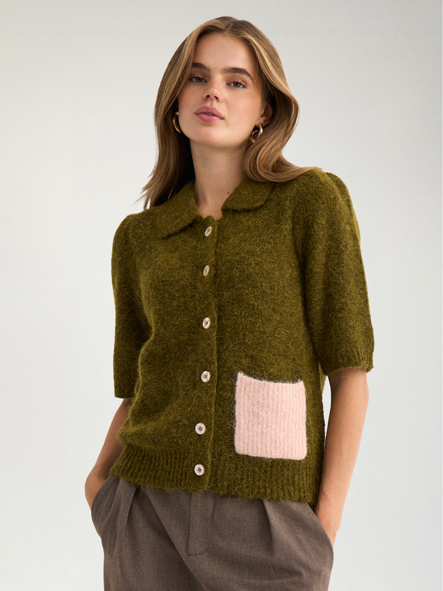 Nümph - Nusalia Cardigan - Fir Green