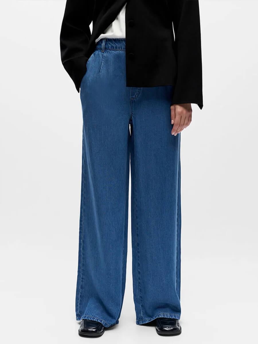 OBJECT
Frame Lisa Pant - Medium Blue Denim