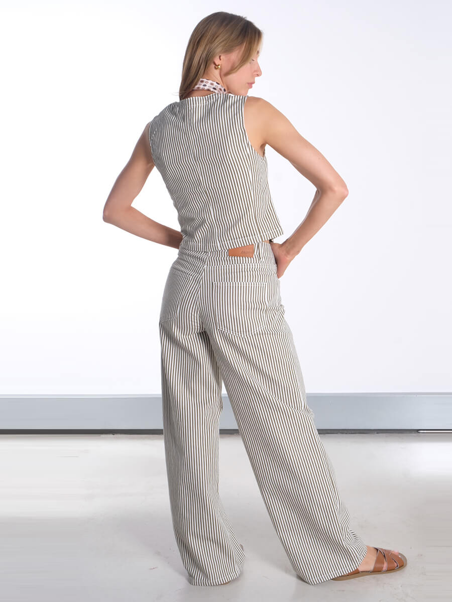 OBJECT
Striped Waistcoat - Cloud Dancer