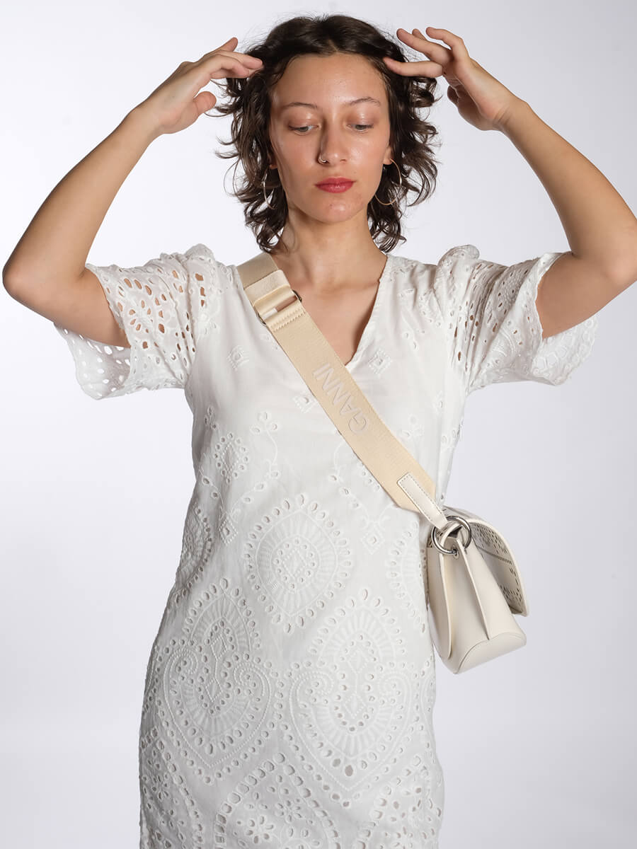 OBJECT Tugi Embroidered Mini Dress