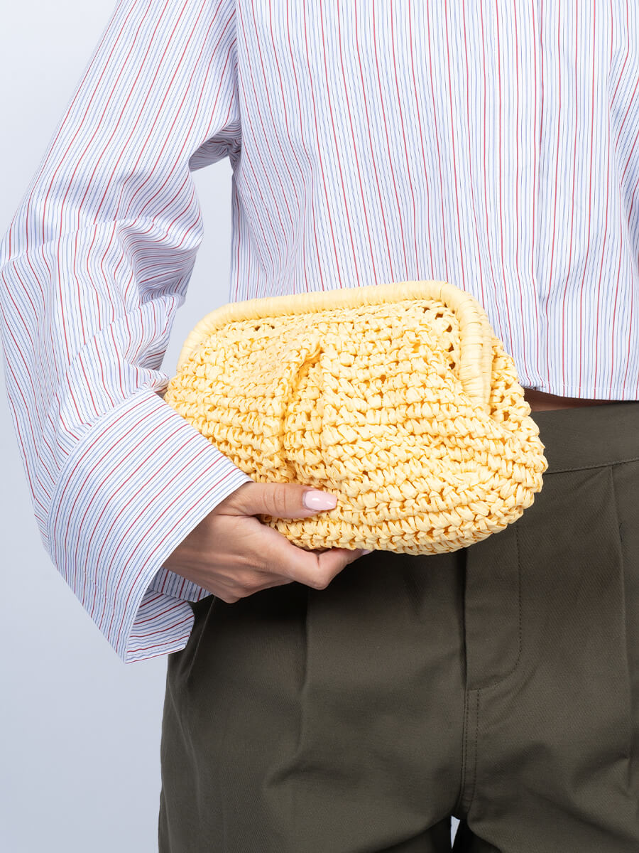 Olivia Bloom Bag - Yellow