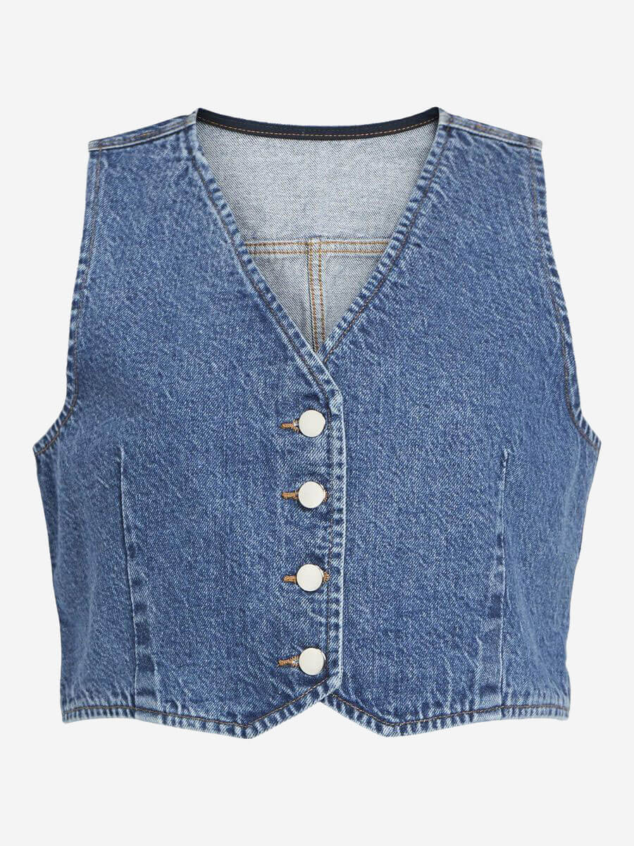 Object-Harlow-Cropped-Denim-Vest