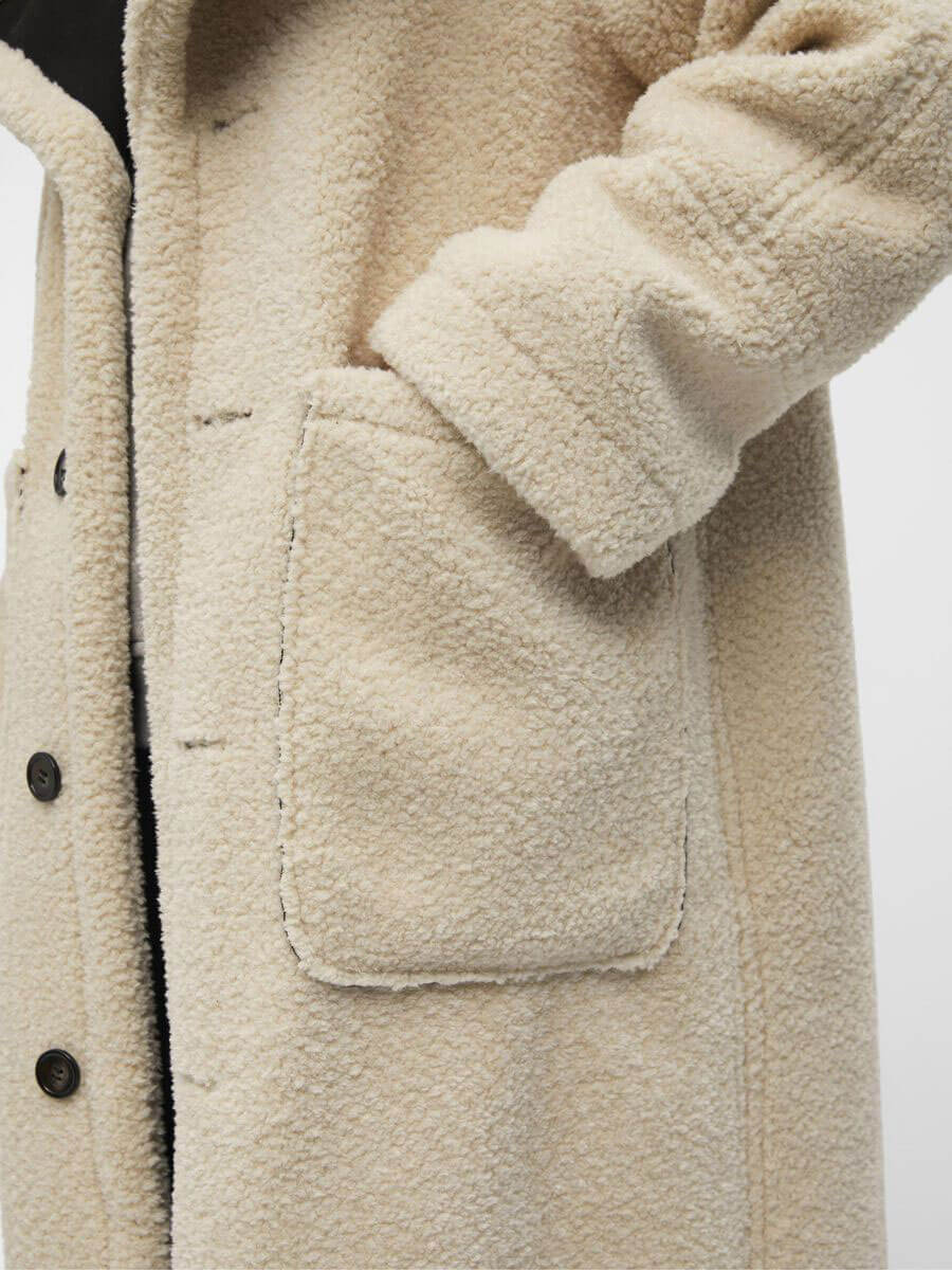 Object Khalesi Teddy-Lined Coat - Black