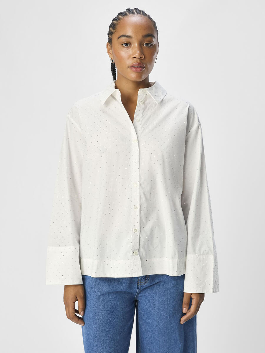 Object-OBJRosa-GlitterShirt-White