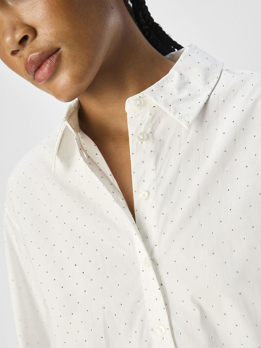 Object-OBJRosa-GlitterShirt-White