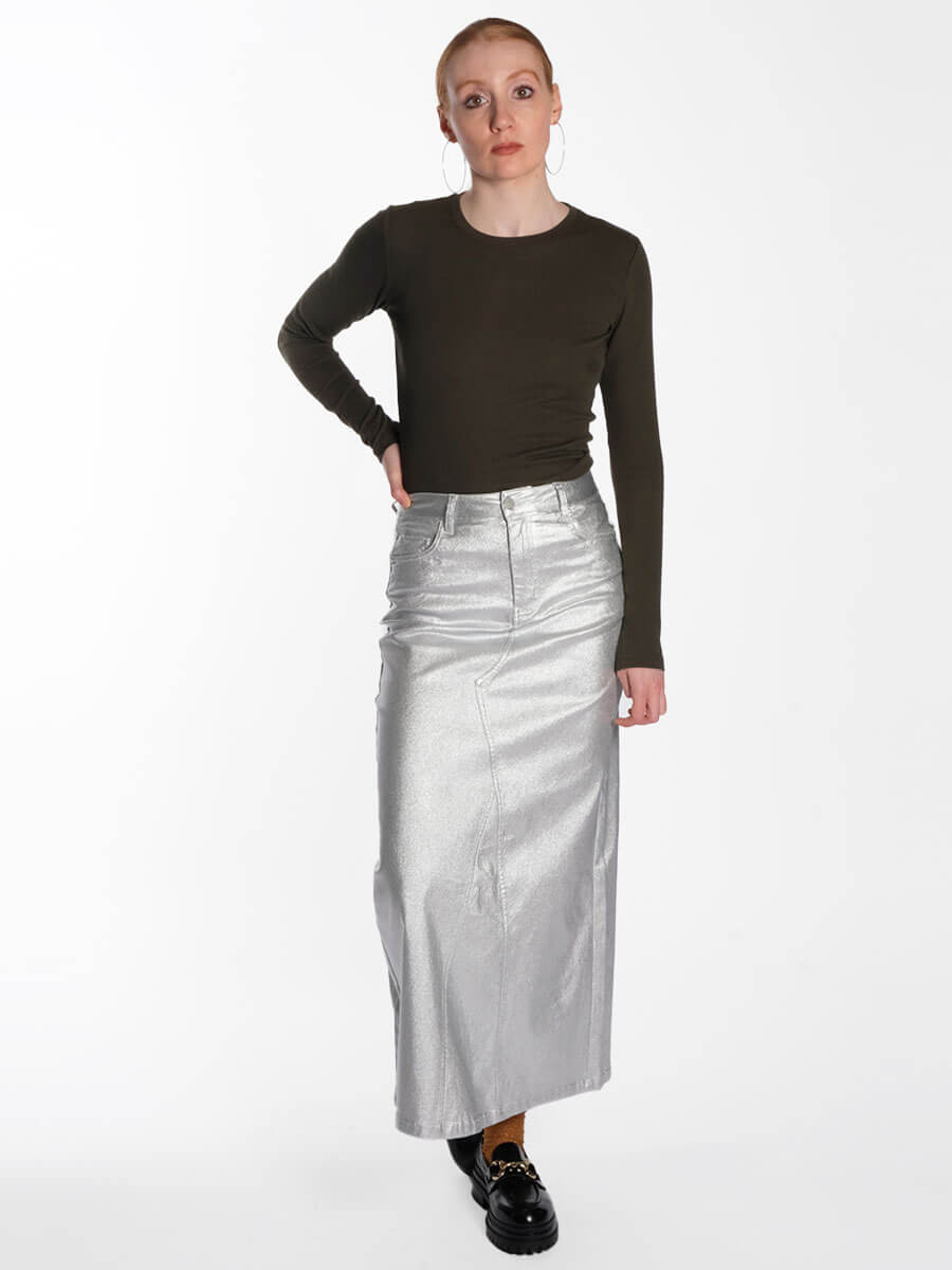 Samsoe Samsoe Alexa Long Sleeve Tee - Deep Depths