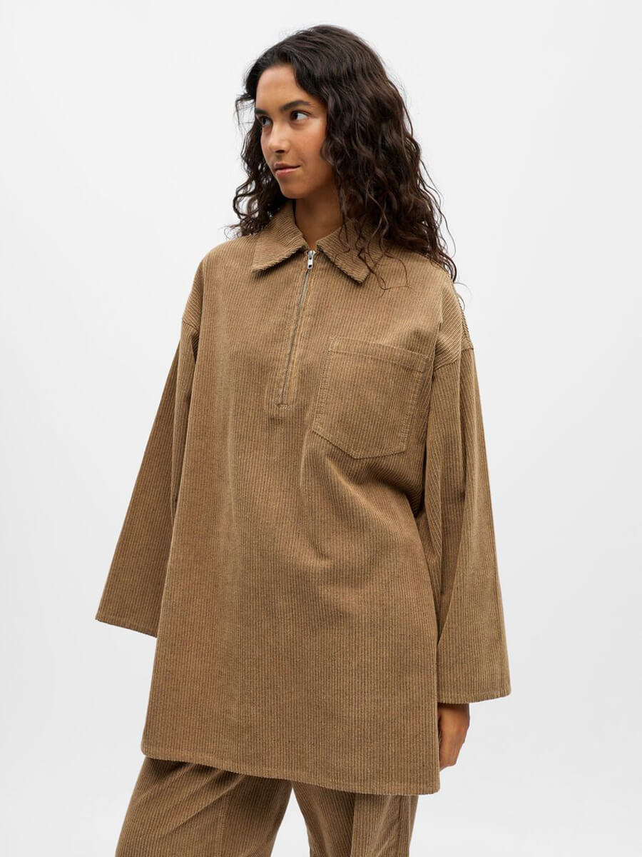 Object Alima Corduroy Mini Dress