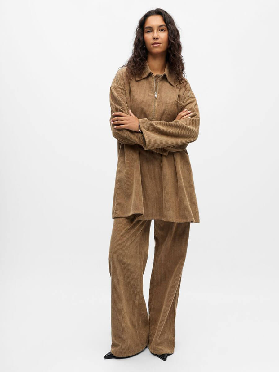 Object Alima Corduroy Mini Dress