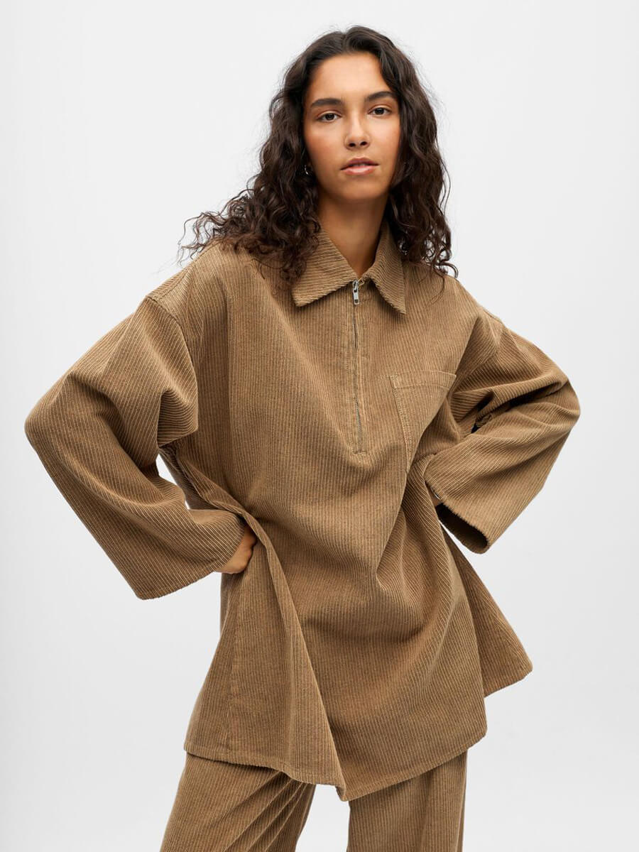 Object Alima Corduroy Mini Dress