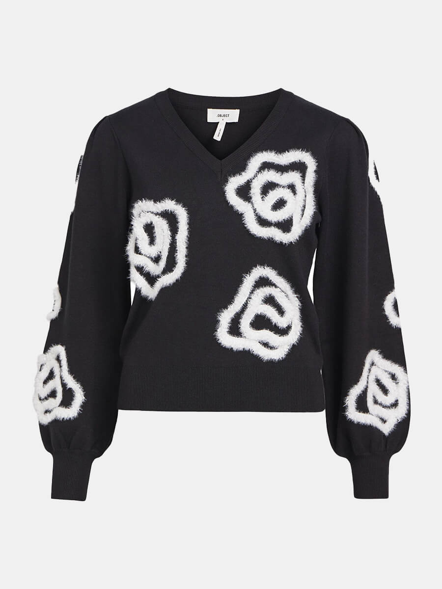 Object Inda Pullover - Black