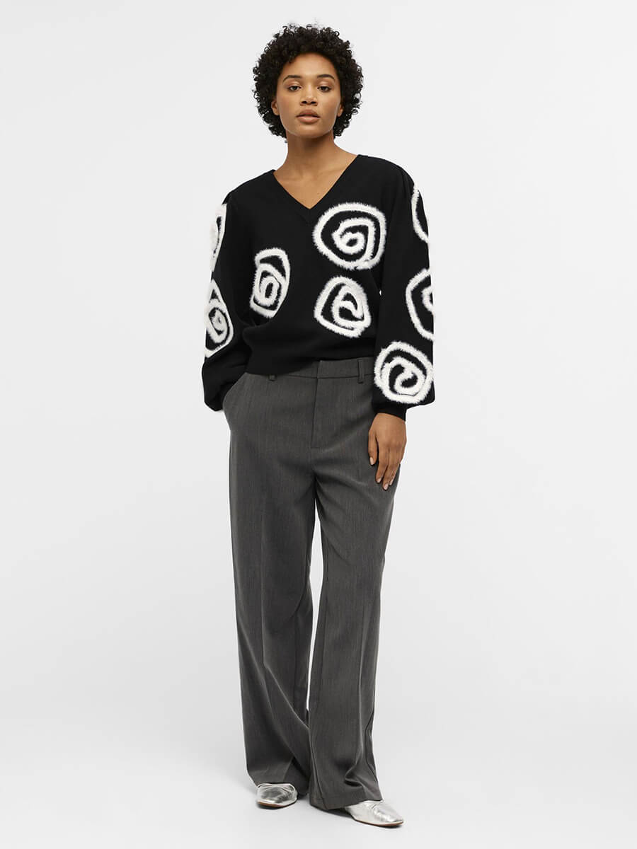 Object Inda Pullover - Black