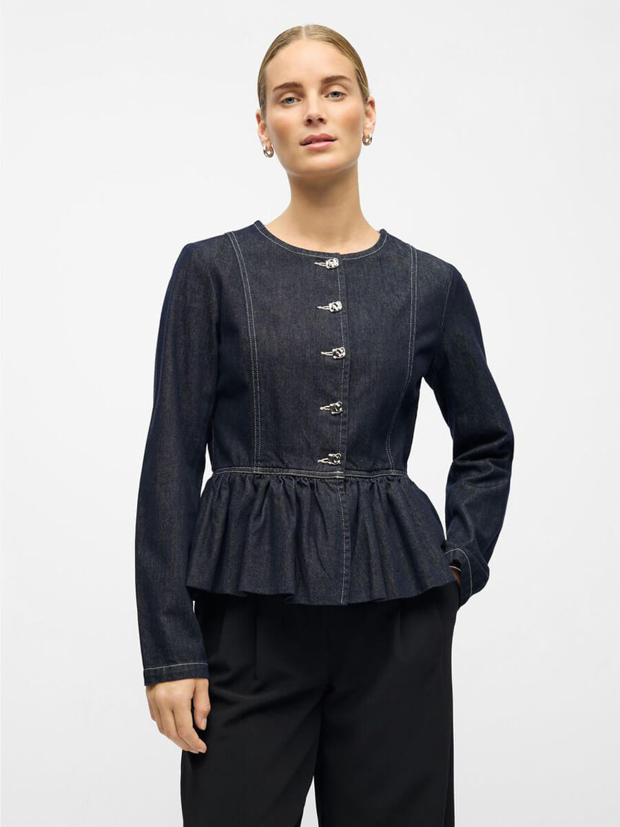 Object Janita Denim Blouse