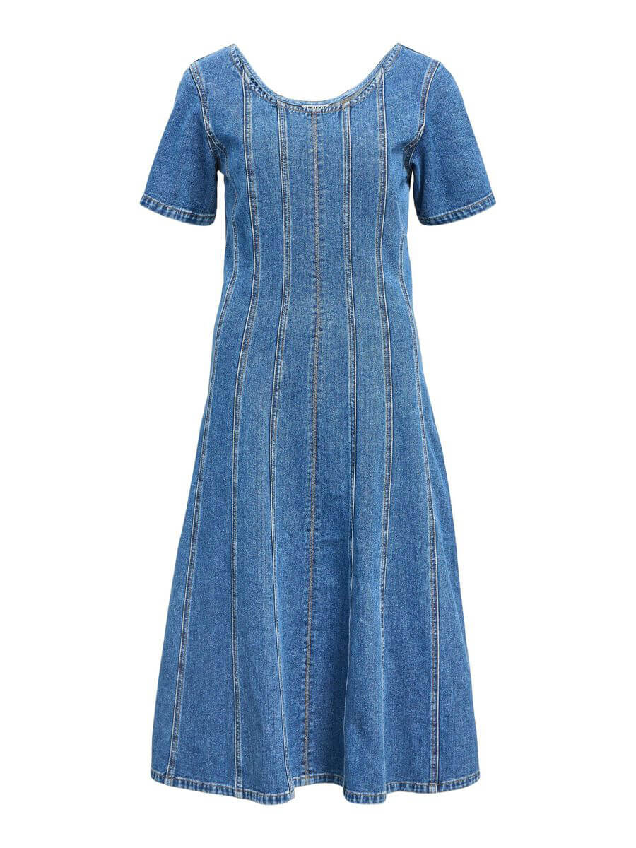 Object Loray Denim Midi Dress