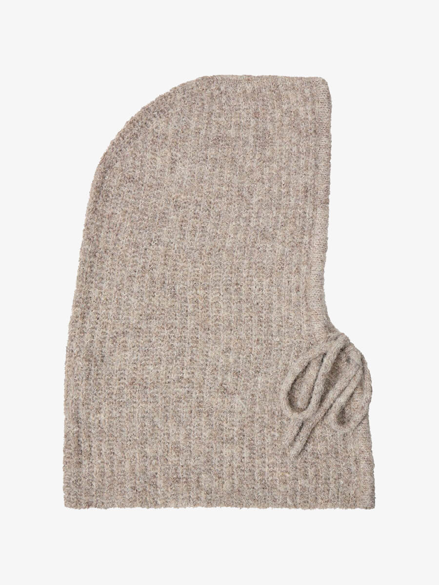 Object Milu Bow Balaclava - Humus -beige