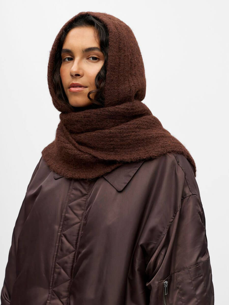 Object Milu Scarf Balaclava Seal Brown