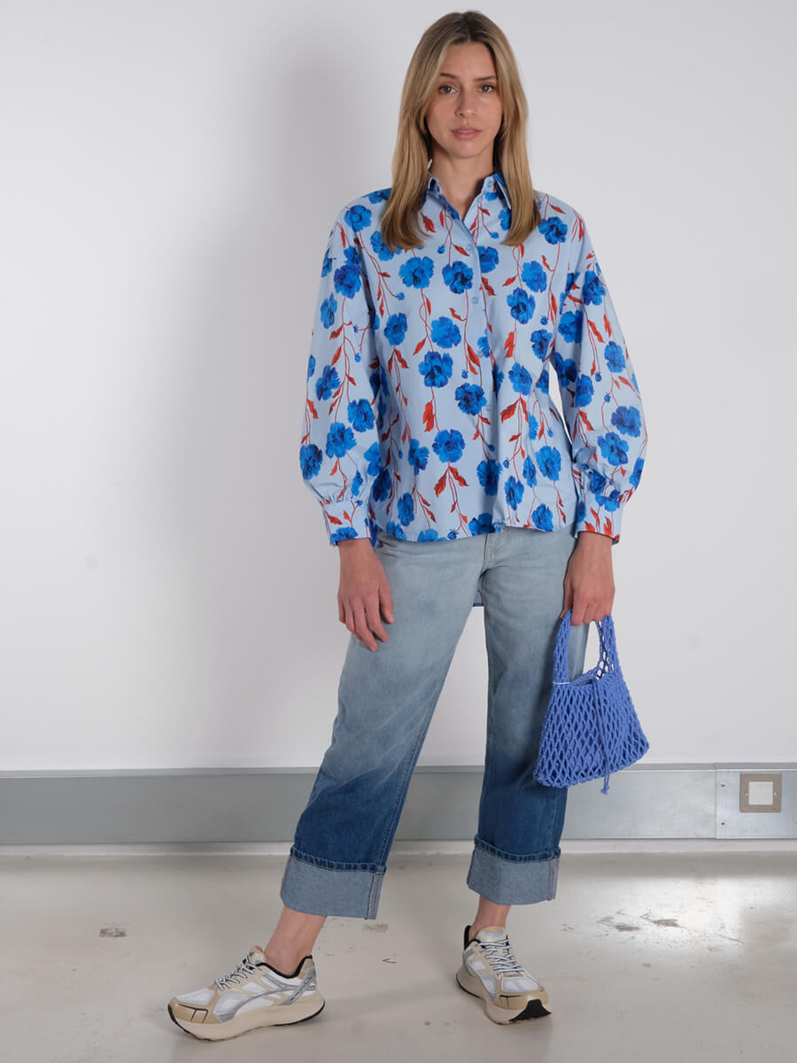 ESSENTIEL ANTWERP
Hebiba Shirt - Blue Floral