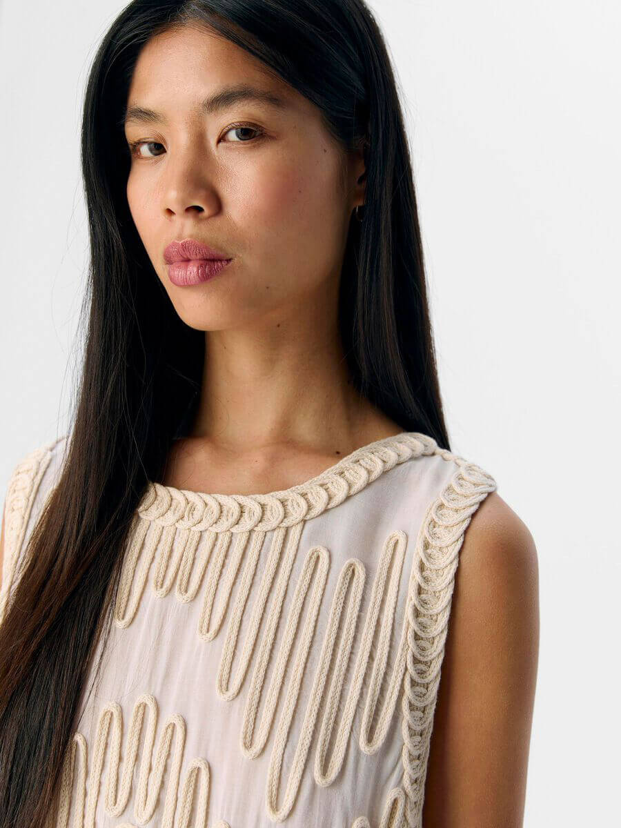 Object Prima Embroidered Wrap Skirt