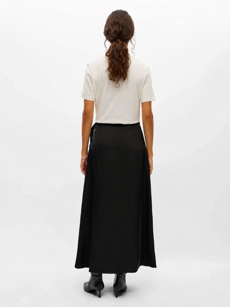 Object - Chilli Wrap Skirt - Black