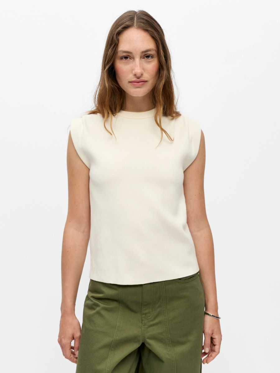Object - Jolin Sleeveless Knit Top - Birch