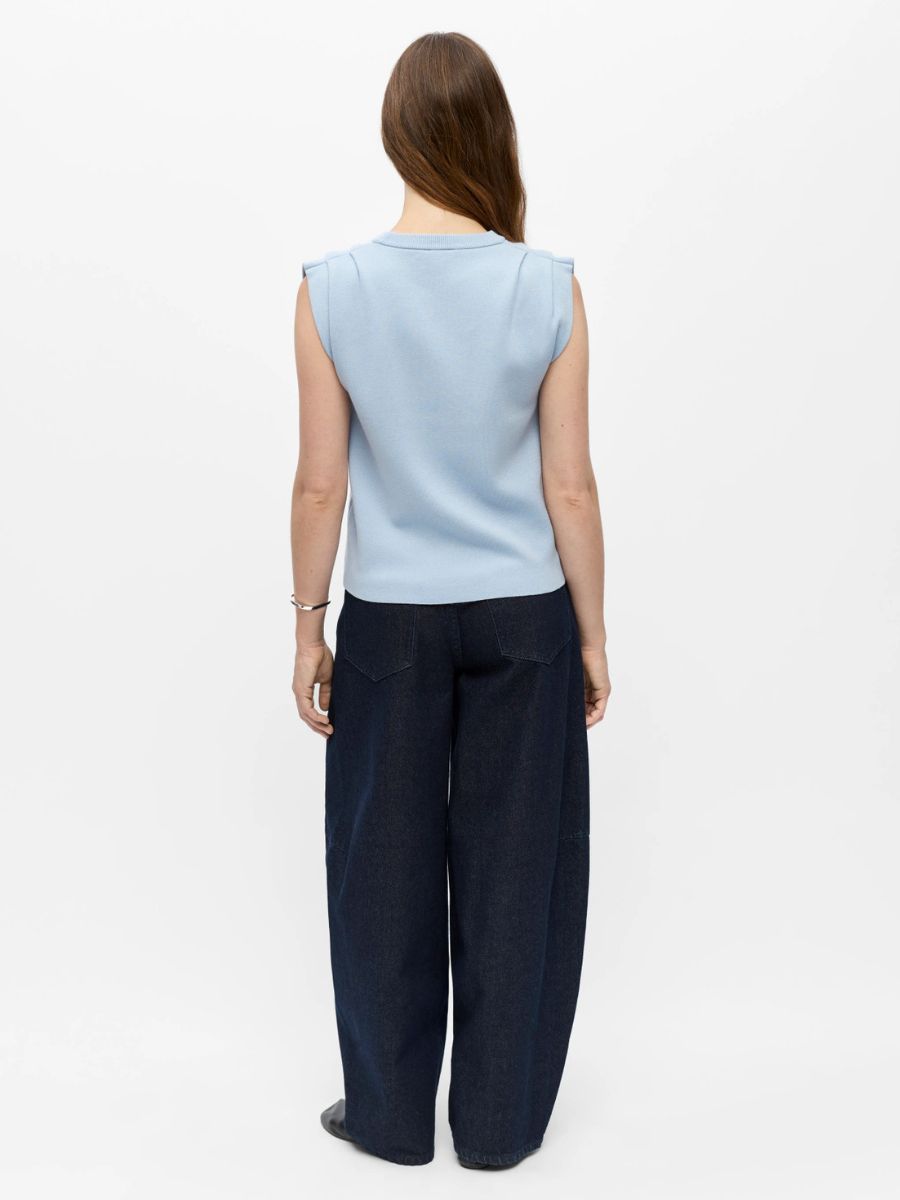 Object - Jolin Sleeveless Knit Top - Kentucky Blue