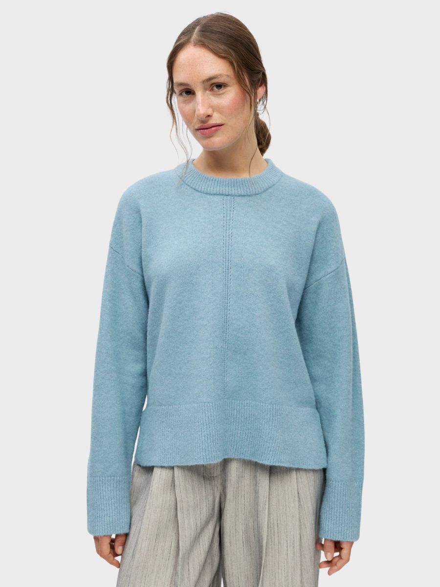 Object - Juno Pullover - Blue Shadow Melange