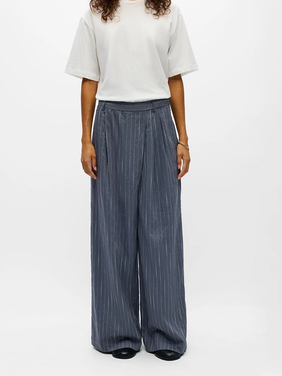 Object - Loy Wide Pants - Gunmetal